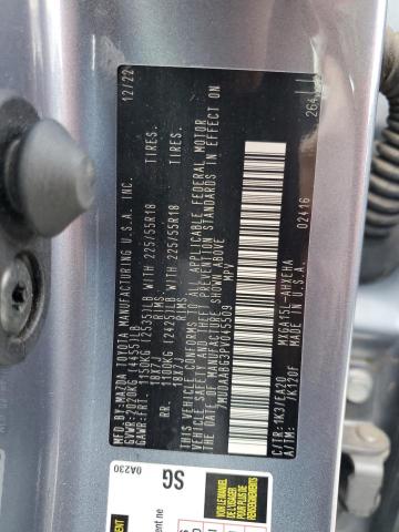 Photo 14 from auction – 2023 TOYOTA COROLLA CR with VIN 7MUDAABG3PV045509