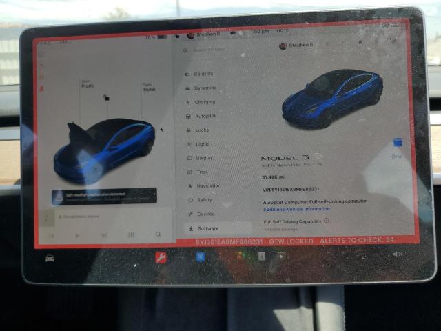 Photo 9 from auction – 2021 TESLA MODEL 3 with VIN 5YJ3E1EA8MF986231