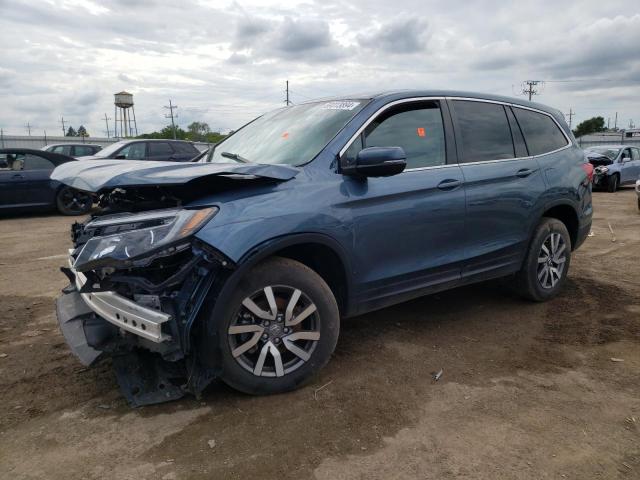HONDA PILOT EX 2021 with VIN 5FNYF6H34MB088142 - Photo from auction