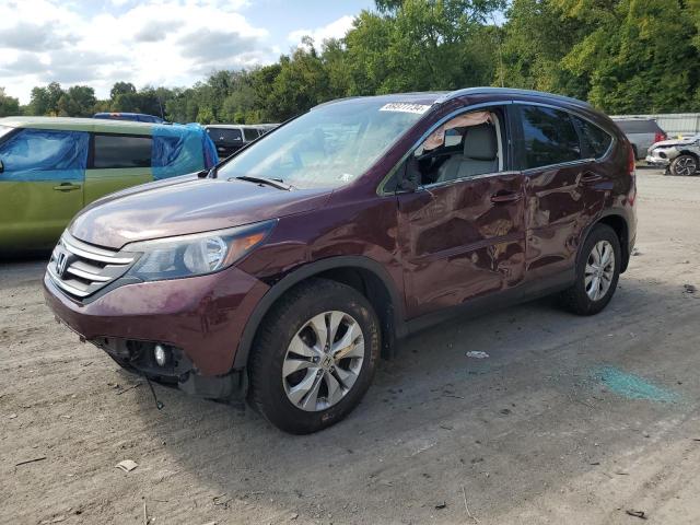 HONDA CR-V EXL 2014 with VIN 5J6RM4H71EL024263 - Photo from auction