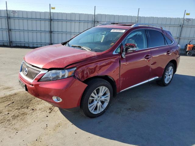 LEXUS RX 450H 2010 with VIN JTJBC1BAXA2018861 - Photo from auction