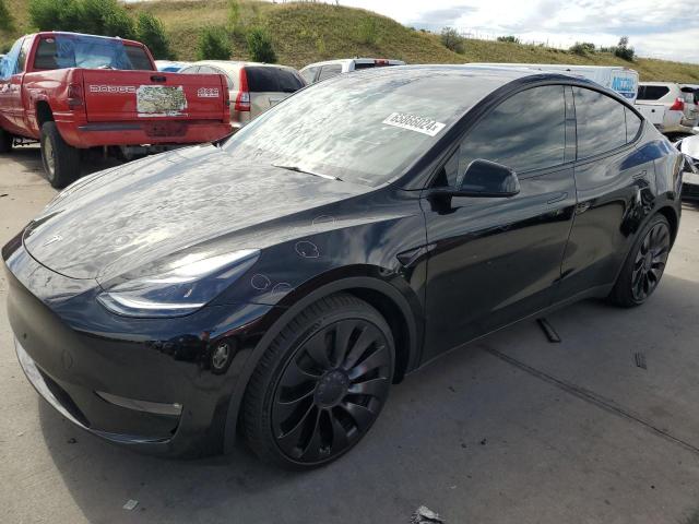 TESLA MODEL Y 2023 with VIN 7SAYGDEF6PF829303 - Photo from auction