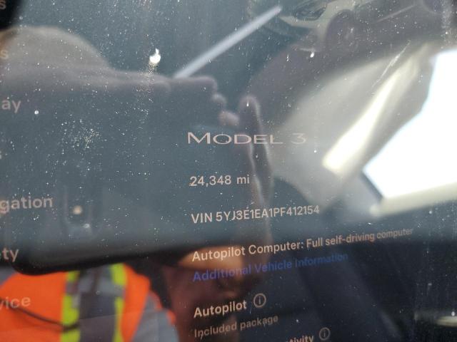 Photo 9 from auction – 2023 TESLA MODEL 3 with VIN 5YJ3E1EA1PF412154