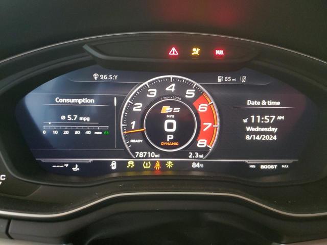 Photo 9 from auction – 2019 AUDI S5 PREMIUM with VIN WAUB4CF58KA076657