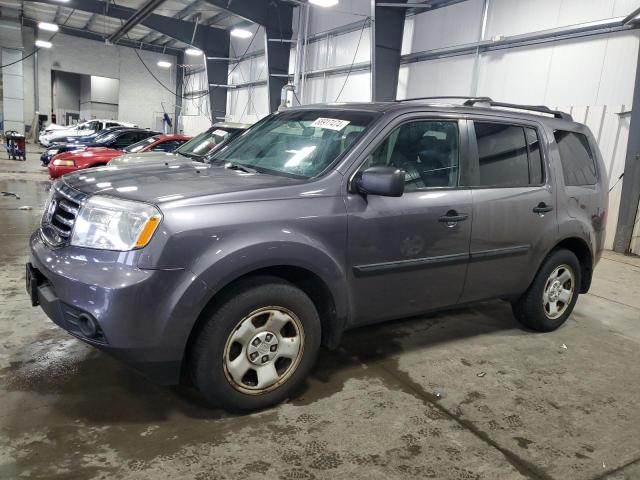 HONDA PILOT LX 2015 with VIN 5FNYF4H24FB052398 - Photo from auction