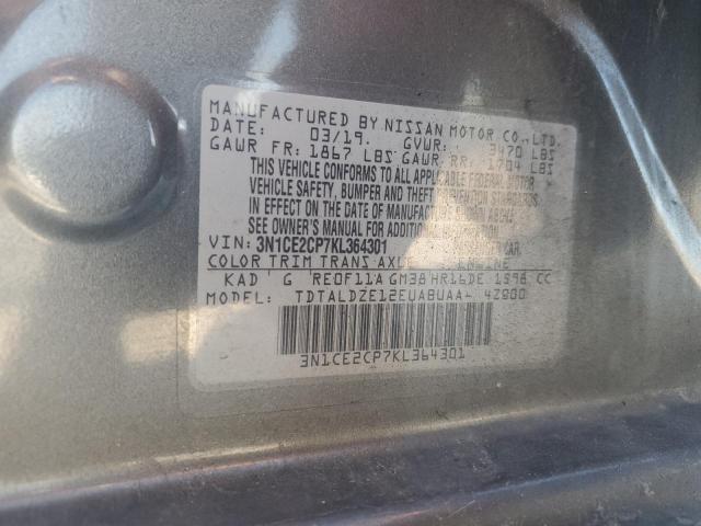 Photo 14 from auction – 2019 NISSAN VERSA NOTE with VIN 3N1CE2CP7KL364301