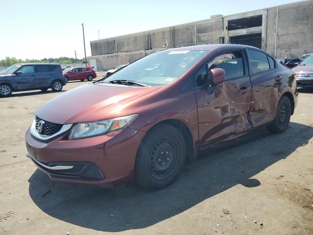 Photo 1 from auction – 2013 HONDA CIVIC LX with VIN 19XFB2F50DE220772