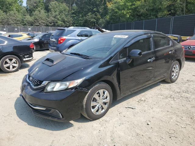 HONDA CIVIC LX 2013 with VIN 19XFB2F59DE265550 - Photo from auction