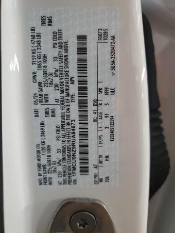 Photo 14 from auction – 2024 FORD ESCAPE ST with VIN 1FMCU9NZ9RUA84673