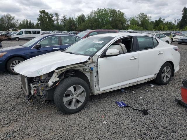 KIA OPTIMA HYB 2014 with VIN KNAGM4AD0E5070309 - Photo from auction