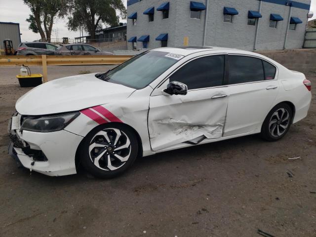HONDA ACCORD EXL 2016 with VIN 1HGCR2F82GA080628 - Photo from auction