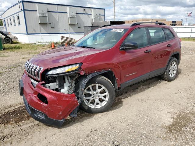 JEEP CHEROKEE S 2015 with VIN 1C4PJMAB1FW773178 - Photo from auction