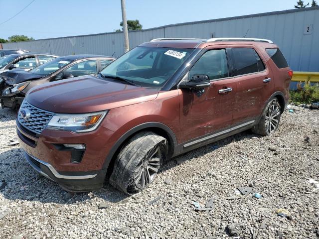 FORD EXPLORER P 2018 with VIN 1FM5K8HT7JGB29435 - Photo from auction