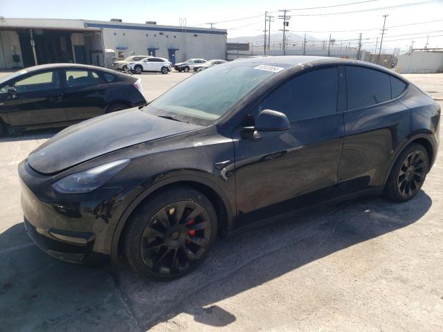 TESLA MODEL Y 2022 with VIN 7SAYGDEF3NF407745 - Photo from auction
