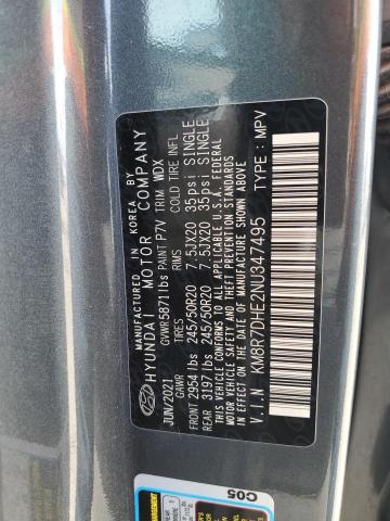 Photo 14 from auction – 2022 HYUNDAI PALISADE C with VIN KM8R7DHE2NU347495