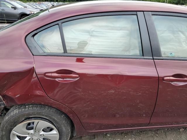 Photo 10 from auction – 2014 HONDA CIVIC LX with VIN 19XFB2F57EE200486
