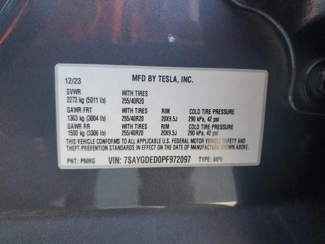 Снимка 14 от търг – 2023 TESLA MODEL Y с VIN 7SAYGDED0PF972097