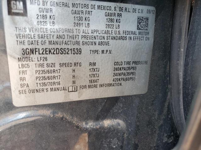Photo 14 from auction – 2013 CHEVROLET CAPTIVA LS with VIN 3GNFL2EK2DS521539