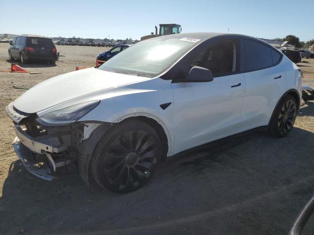 TESLA MODEL Y 2020 with VIN 5YJYGDEF7LF009688 - Photo from auction