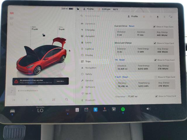 Photo 9 from auction – 2023 TESLA MODEL 3 with VIN 5YJ3E1EAXPF450837