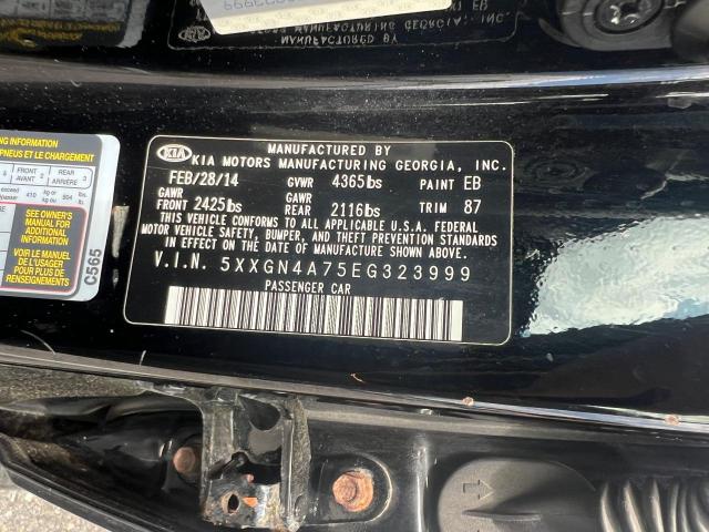 Photo 10 from auction – 2014 KIA OPTIMA EX with VIN 5XXGN4A75EG323999