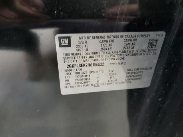 Photo 14 from auction – 2017 GMC TERRAIN SL with VIN 2GKFLSEK2H6156832