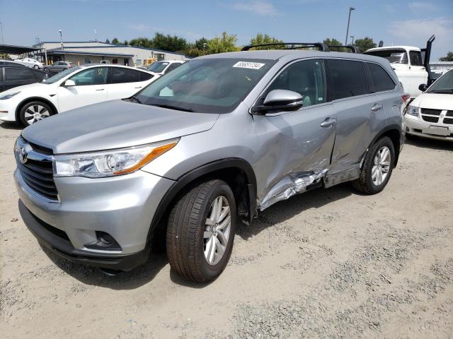 TOYOTA HIGHLANDER 2016 with VIN 5TDBKRFH8GS309677 - Photo from auction