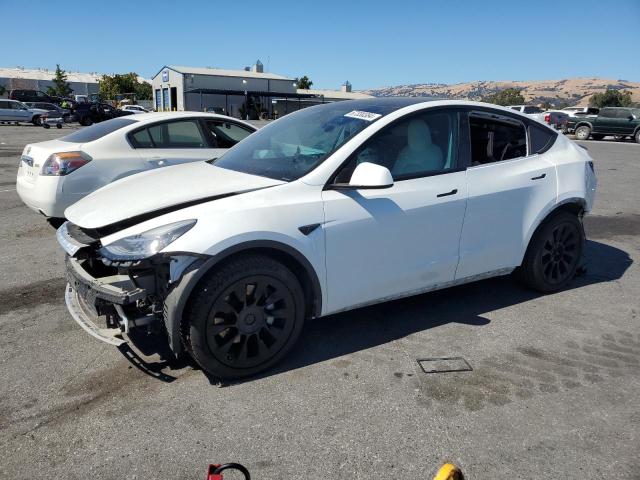 TESLA MODEL Y 2021 with VIN 5YJYGAEE7MF283173 - Photo from auction