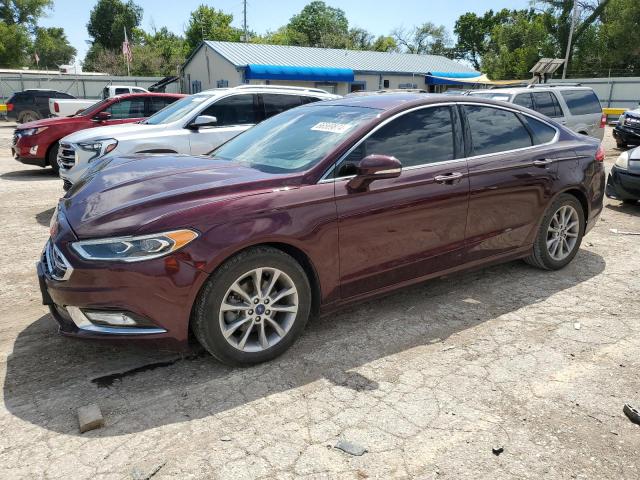FORD FUSION SE 2017 with VIN 3FA6P0HD8HR203877 - Photo from auction
