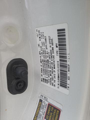 Photo 14 from auction – 2015 HONDA CR-V EXL with VIN 5J6RM4H71FL023518