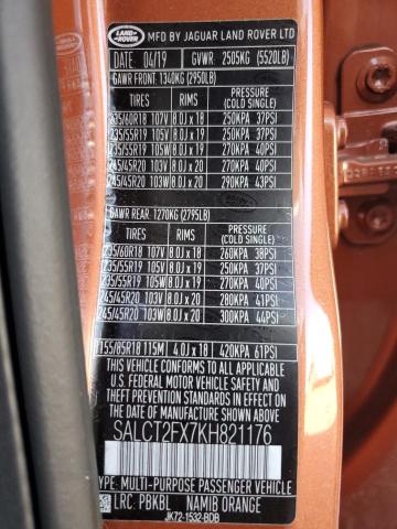 Photo 14 from auction – 2019 LAND ROVER DISCOVERY with VIN SALCT2FX7KH821176