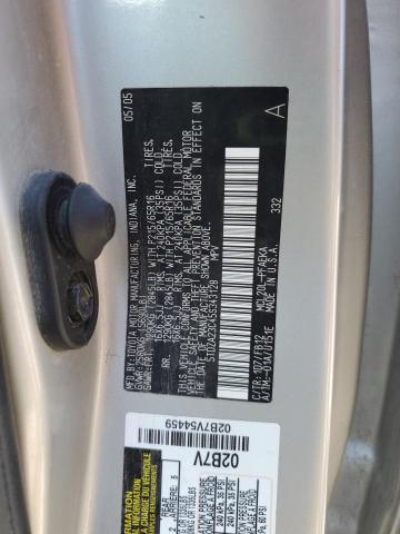 Photo 14 from auction – 2005 TOYOTA SIENNA CE with VIN 5TDZA23C45S343128