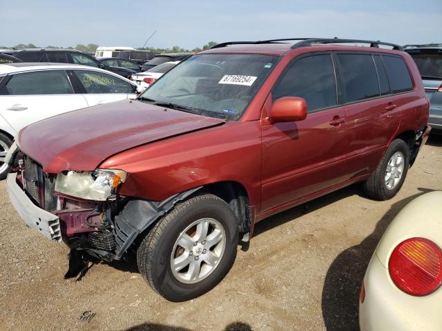 TOYOTA HIGHLANDER 2003 with VIN JTEHF21A430137821 - Photo from auction