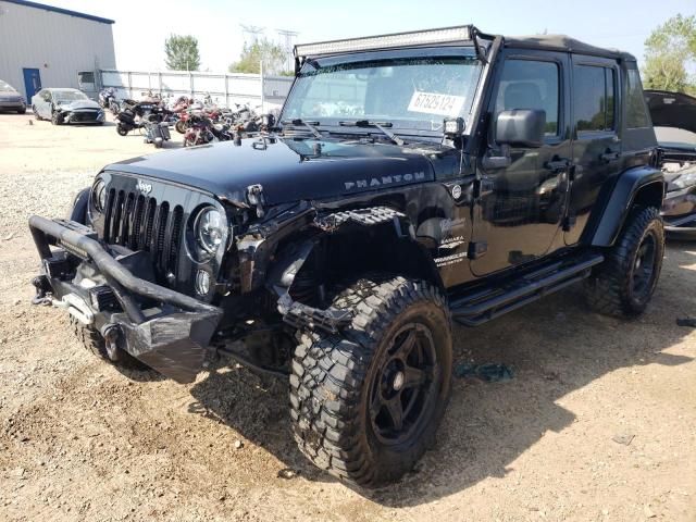 JEEP WRANGLER U 2014 with VIN 1C4BJWEG3EL165738 - Photo from auction