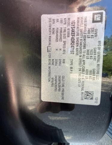 Photo 10 from auction – 2013 CADILLAC ESCALADE E with VIN 1GYS4KEF4DR247197