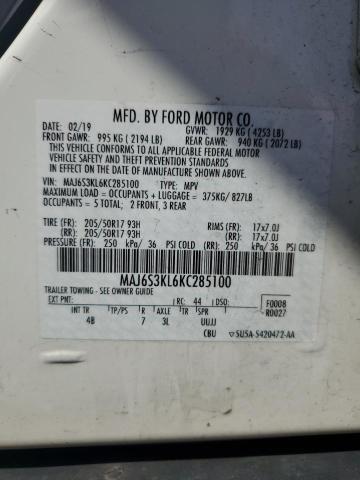 Photo 14 from auction – 2019 FORD ECOSPORT T with VIN MAJ6S3KL6KC285100
