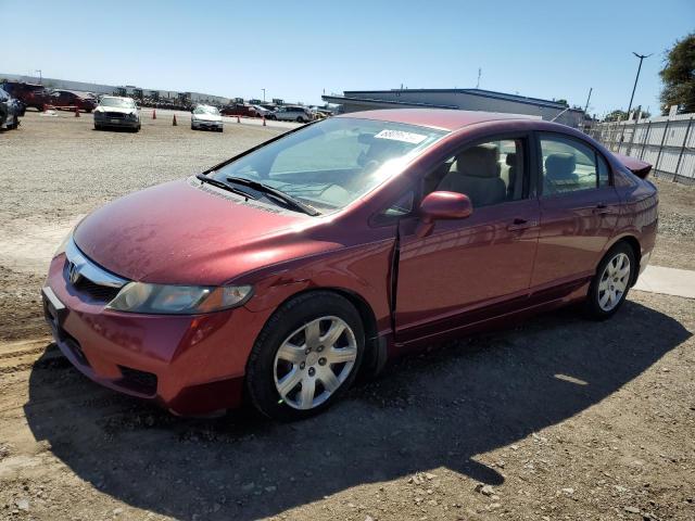 HONDA CIVIC LX 2009 with VIN 19XFA16529E008265 - Photo from auction