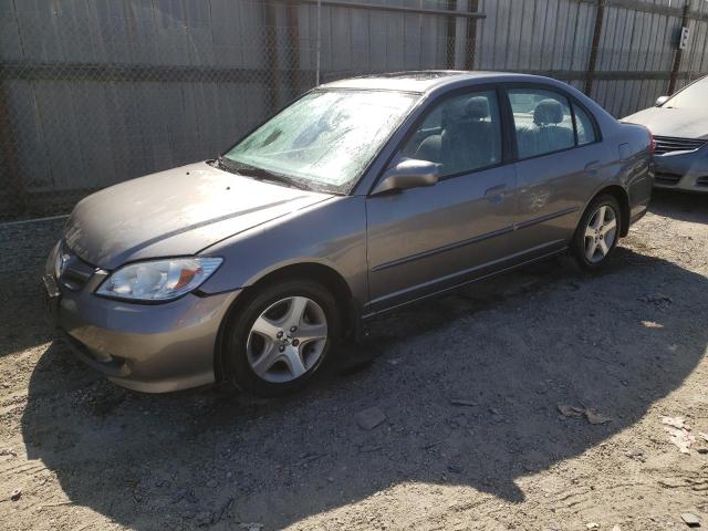 HONDA CIVIC EX 2005 with VIN 2HGES26755H521980 - Photo from auction