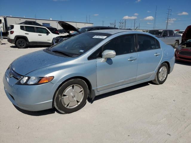 Photo 1 from auction – 2007 HONDA CIVIC HYBR with VIN JHMFA36247S003160