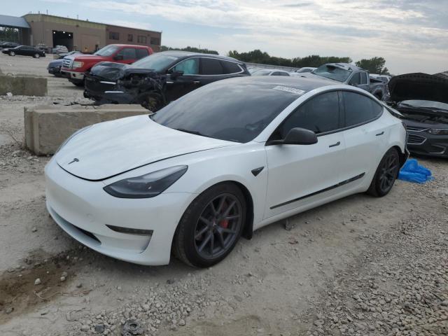 TESLA MODEL 3 2022 with VIN 5YJ3E1EB2NF166155 - Photo from auction