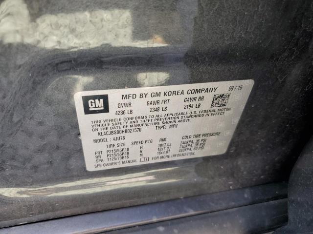 Photo 14 from auction – 2017 BUICK ENCORE PRE with VIN KL4CJBSB0HB027570
