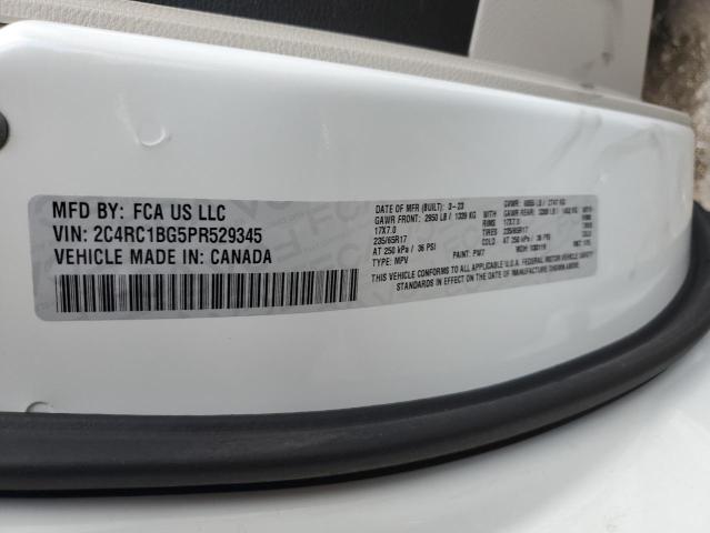 Photo 14 from auction – 2023 CHRYSLER PACIFICA T with VIN 2C4RC1BG5PR529345