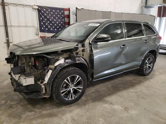 TOYOTA HIGHLANDER 2018 with VIN 5TDBZRFH0JS907474 - Photo from auction