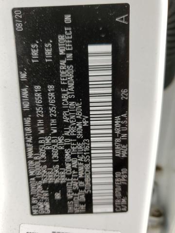 Photo 14 from auction – 2020 TOYOTA HIGHLANDER with VIN 5TDHBRCH8LS511623