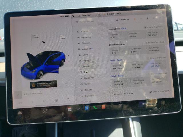Photo 9 from auction – 2019 TESLA MODEL 3 with VIN 5YJ3E1EB3KF389123