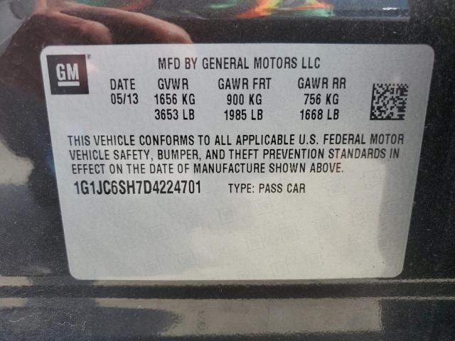 Photo 14 from auction – 2013 CHEVROLET SONIC LT with VIN 1G1JC6SH7D4224701