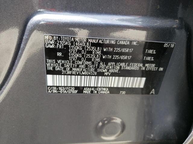 Photo 14 from auction – 2018 TOYOTA RAV4 ADVEN with VIN 2T3RFREV1JW804528