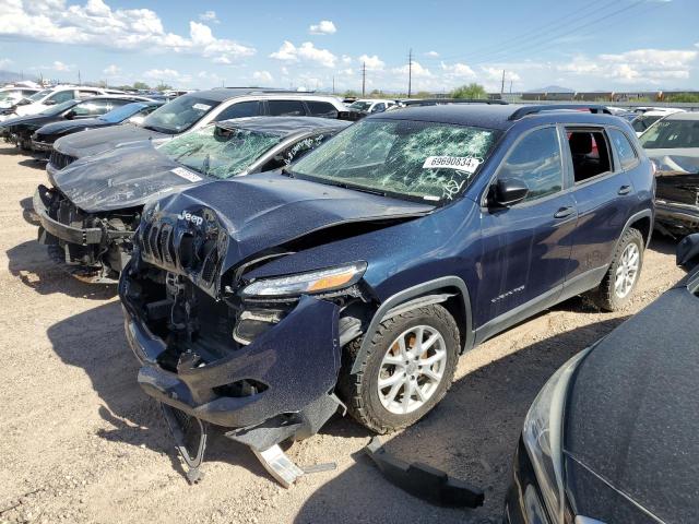 JEEP CHEROKEE S 2015 with VIN 1C4PJLAB8FW762138 - Photo from auction