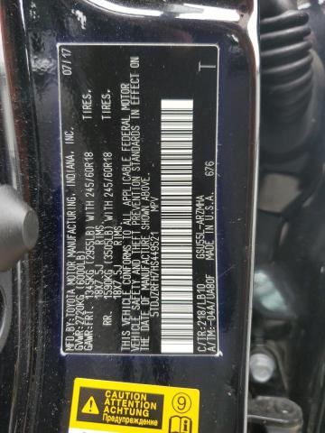 Photo 14 from auction – 2017 TOYOTA HIGHLANDER with VIN 5TDJZRFH7HS449521