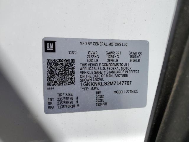 Photo 14 from auction – 2021 GMC ACADIA SLE with VIN 1GKKNKLS2MZ147767